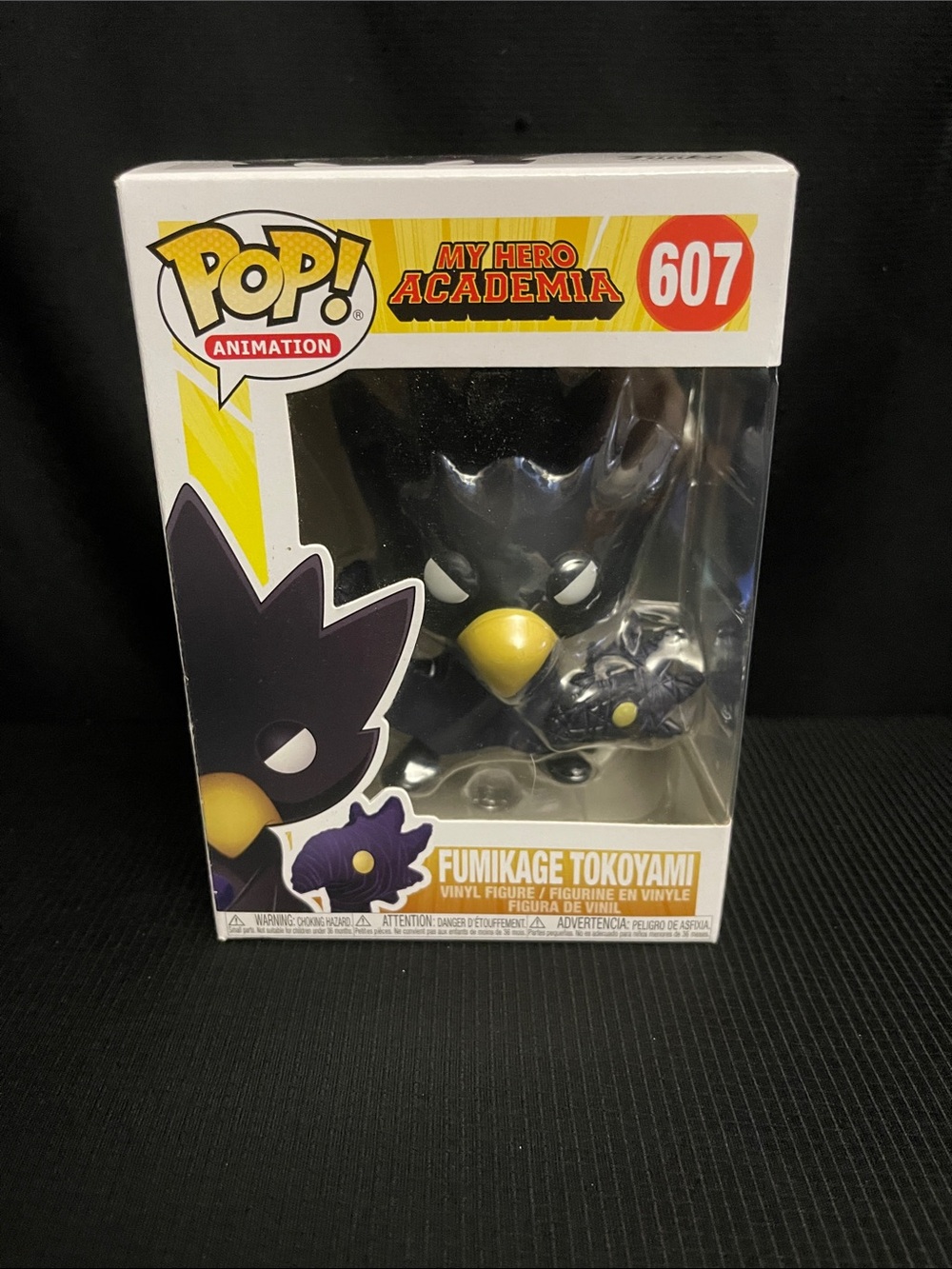 Funko POP! My Hero Academia Fumikage Tokoyami Black and Yellow Vinyl Figure